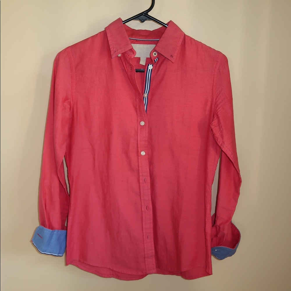 Banana Republic: Oxford Shirt in Coral